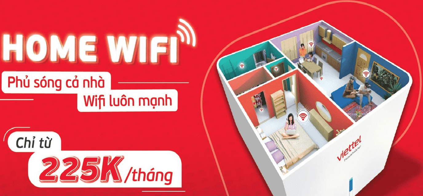 Internet Viettel Gói Home Wifi 225.000 thang