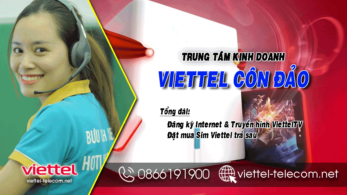 Đăng ký lắp mạng Internet và Truyền hình Viettel tại Côn Đảo miễn phí