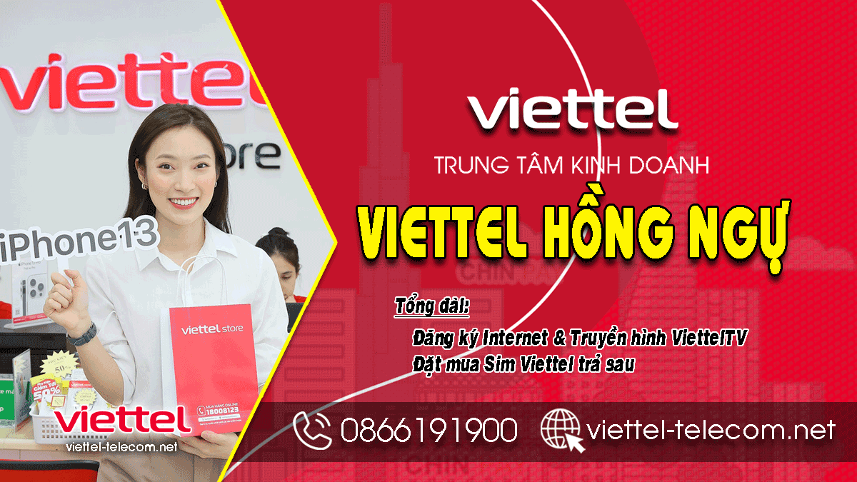 Viettel Hồng NGự - 36 Nguyễn Huệ, Khóm 2, Phường An Thạnh, TP Hồng Ngự, Đồng Tháp