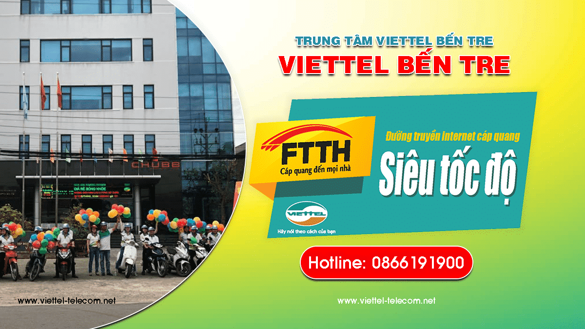 Viettel Bến Tre – Lắp mạng Internet + Truyền hình TV360