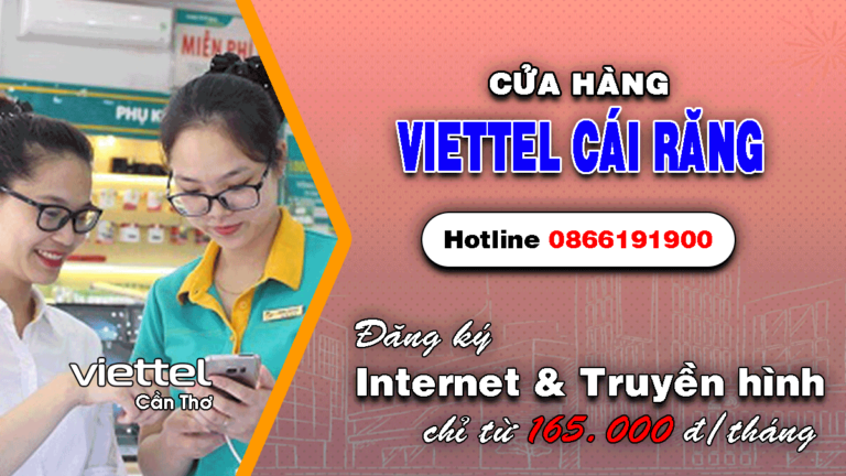 Lắp mạng Viettel huyện Cái Răng