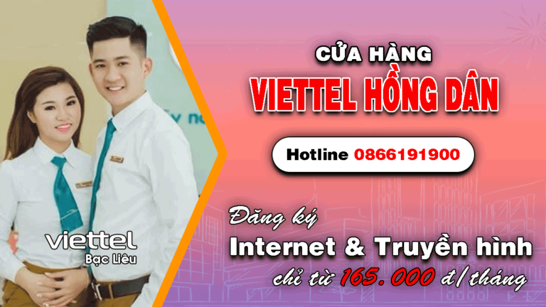 Lắp mạng Viettel tại huyện Hồng Dân