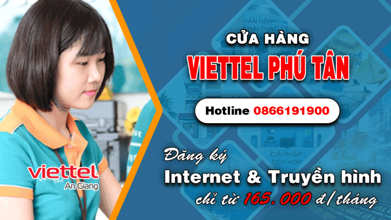 Lắp mạng Viettel Phú Tân, An Giang