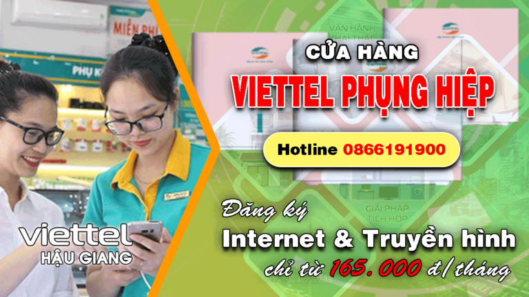 Lắp mạng Viettel Phụng Hiệp