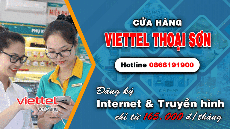 Lắp Mạng Viettel Thoại Sơn Miễn Phí