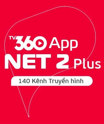 Combo Internet Viettel Net2Plus + Truyền hình Viettel TV360