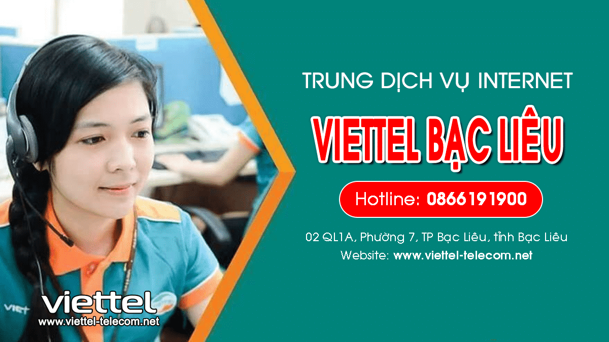 Viettel Bạc Liêu – Đăng ký lắp mạng Internet / Truyền hình TV360