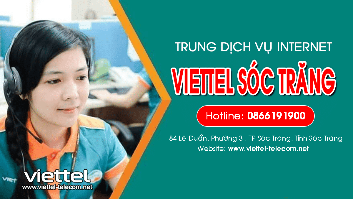 Viettel Sóc Trăng – Tổng đài lắp mạng Internet / Truyền hình cáp HD