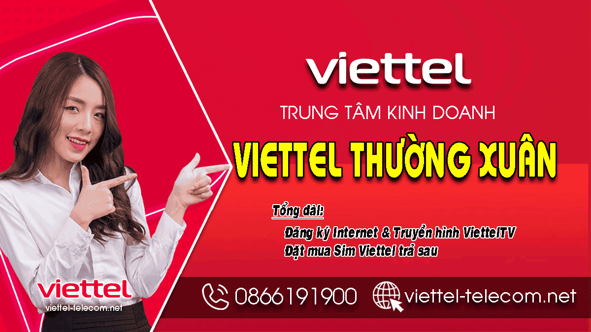 Cửa hàng Viettel huyện Thường Xuân tỉnh Thanh Hóa