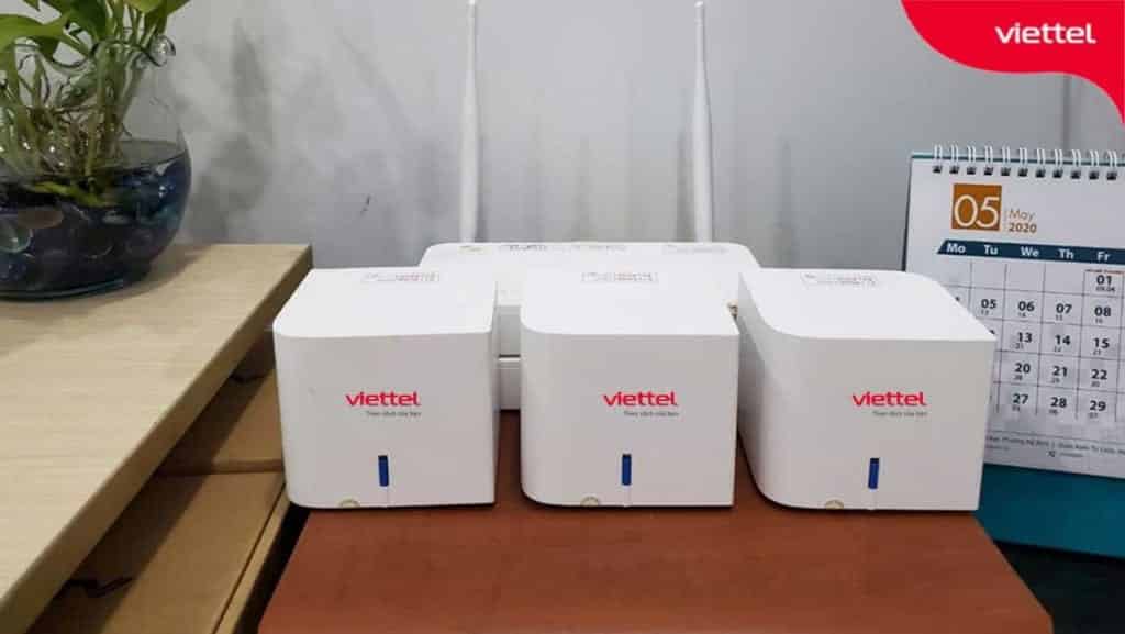Lắp mạng Viettel nội thành gói SupperNet được trang bị miễn phí home wifi mesh viettel