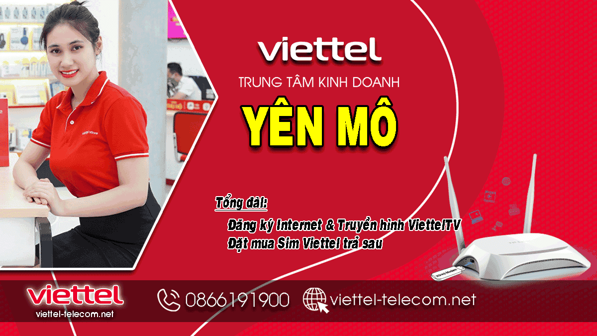 Cửa hàng Viettel huyện Yên Mô