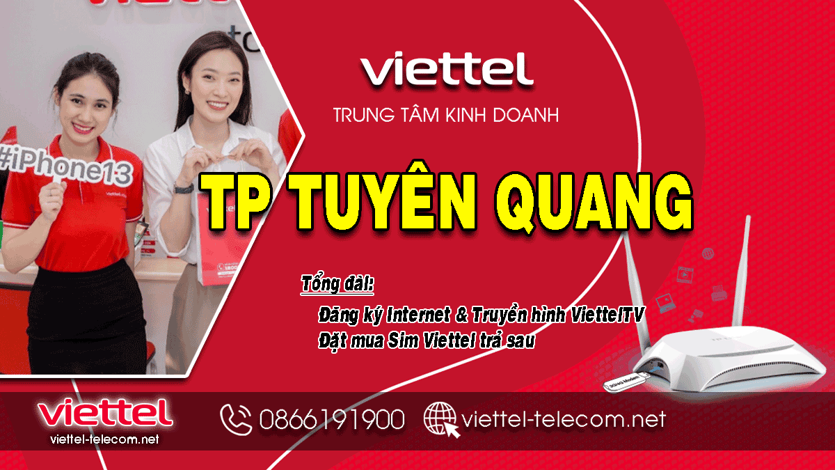 Cửa hàng Viettel TP Tuyên Quang