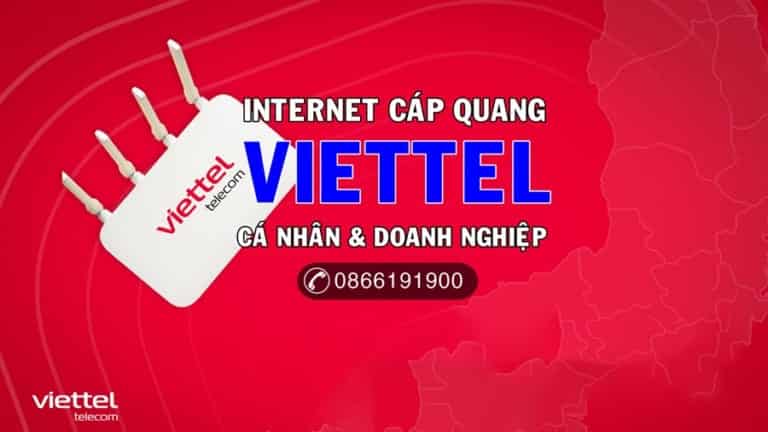 Gói cước cáp quang Viettel cho cá nhân và doanh nghiệp