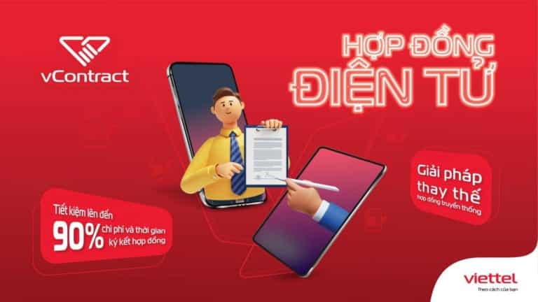 vContract – Dịch vụ Chứng thực Hợp đồng điện tử