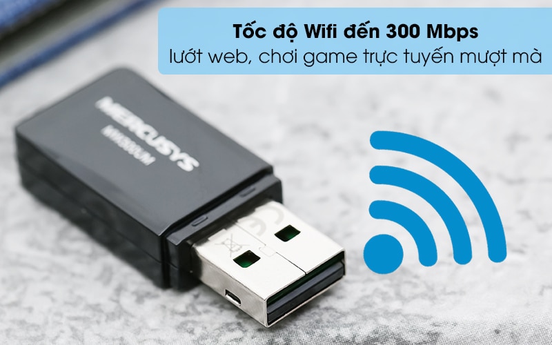 USB Wifi 300 Mbps Mercusys MW300UM
