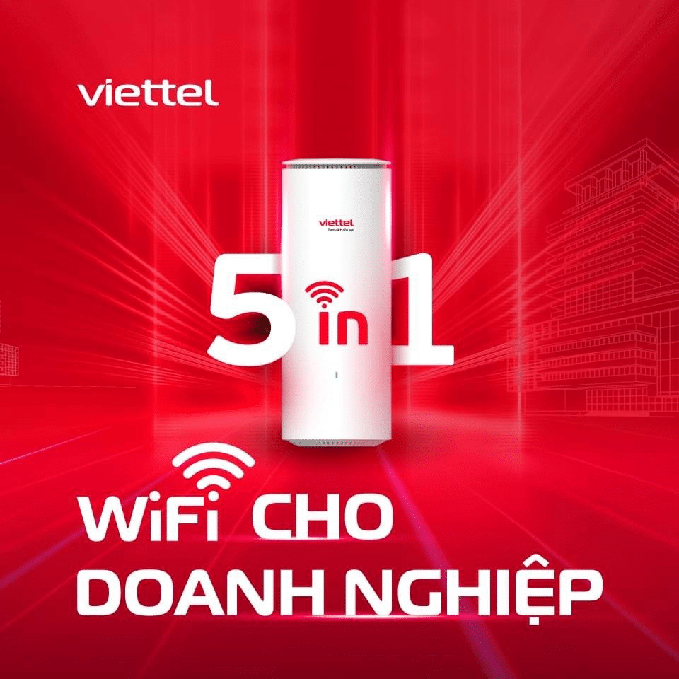WiFi 5in1 của Viettel tích hợp công nghệ WiFi 6 dành cho doanh nghiệp